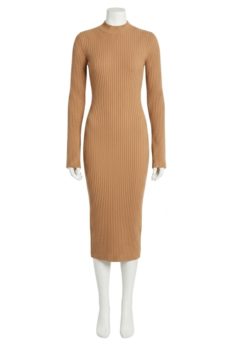 NEW ANINE BING sia dress in brown